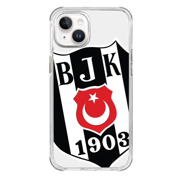 Beşiktaş Büyük Logo Şeffaf Telefon Kılıfı