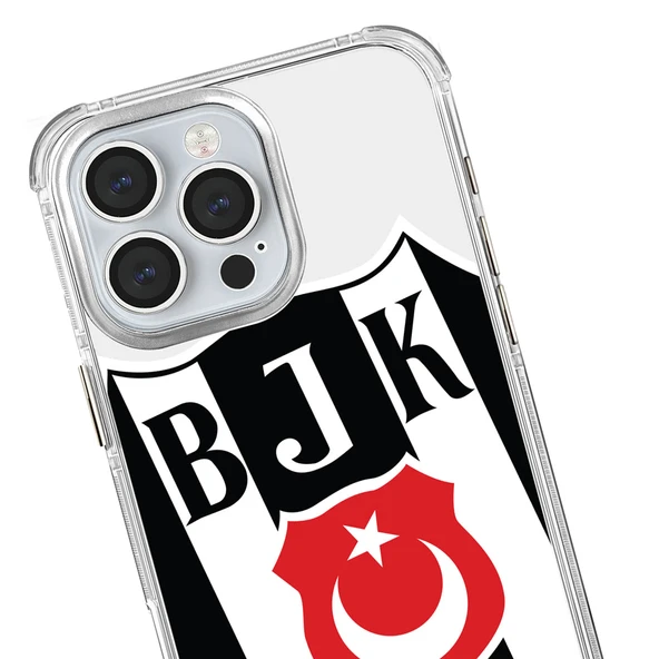 Beşiktaş Büyük Logo Şeffaf Telefon Kılıfı - 2