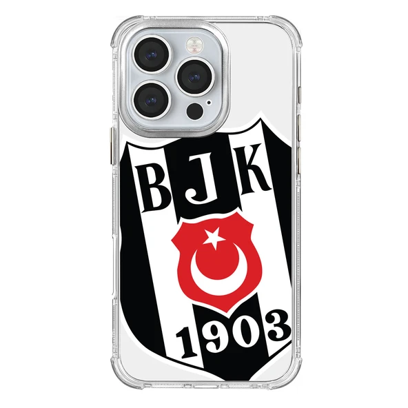 Beşiktaş Büyük Logo Şeffaf Telefon Kılıfı