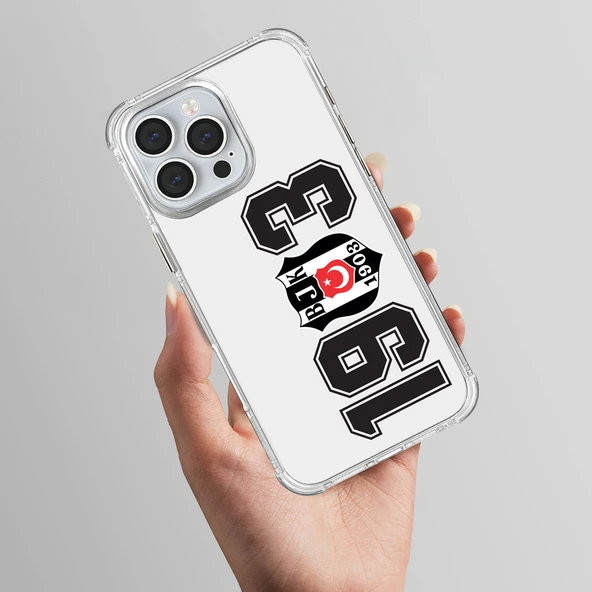 iPhone 13 Pro Beşiktaş 1903 Şeffaf Telefon Kılıfı - 4