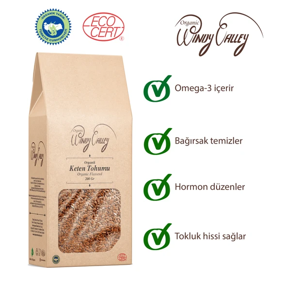 Organik Keten Tohumu (200 gr) - 2
