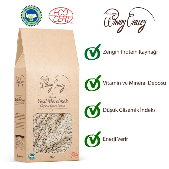 Organik Detoks Paketi; Elma sirkesi (500 ml), Alıç sirkesi (500ml) , Kırmızı mercimek (750gr), Yeşil mercimek (750 gr) - 3