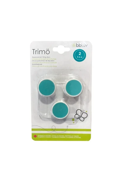 Bblüv Trimö Pilli Tırnak Törpüsü Yedek Uç Step2  Mavi 3-6 Ay - 2