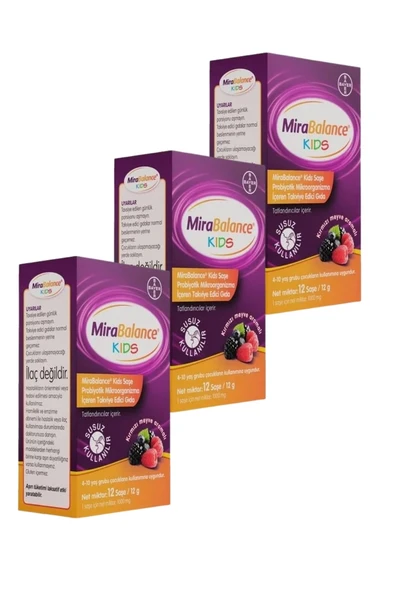 Mirabalance Kids 12 Saşe x 3 Adet - Resim 3