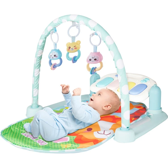 Erdem Bebek Halısı Piyanolu Plastik Çıngıraklı ER-111 8038 - 2