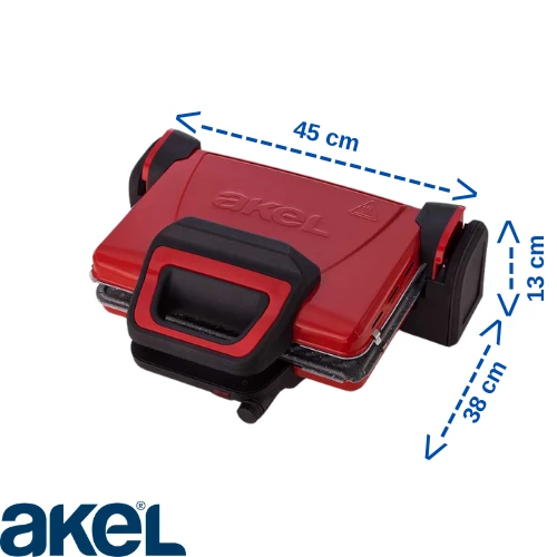 AKEL AB680 Tostall Tost Makinesi – Granit Kaplama, Çıkarılabilir Plakalı - 2