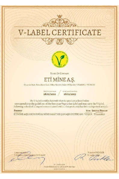 Eti Maden AQUA BOR 4 KG BEYAZLAR İÇİN 26 YIKAMA %80 BOR/%100 HİJYEN - 2