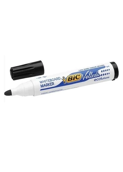 Bic Tahta Kalemi Velleda Eco Yuvarlak Uç Siyah