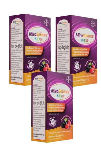 Mirabalance Kids 12 Saşe x 3 Adet - Resim 2