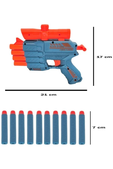Prestij Oyuncak Kartelalı 4-Ağızlı Dart Atıcı FAB.5757 - 4