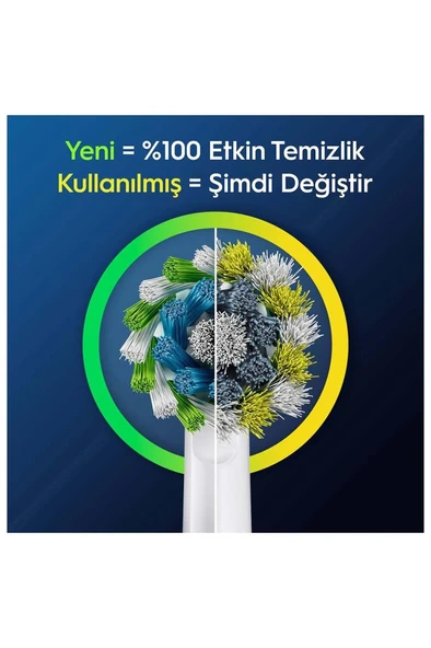 Oral-B Şarjlı Diş Fırçası Yedek Başlığı Cross Action X-Filament 2 adet ürün - 3