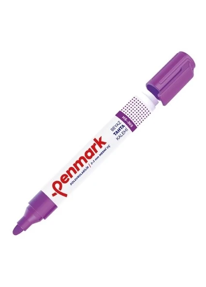 Penmark Beyaz Tahta Kalemi Kırmızı Mor