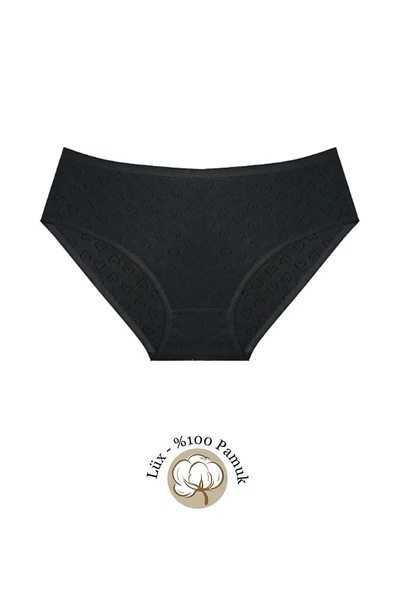 Lüx Jakarlı %100 Pamuklu 2'li Kadın Beyaz Bato Külot jak1 - 8