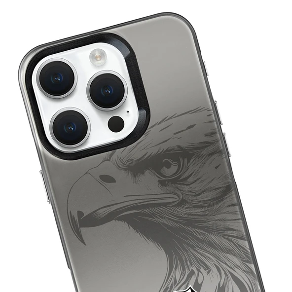 iPhone 16 Pro Max Beşiktaş Kartal Logo Telefon Kılıfı - 2