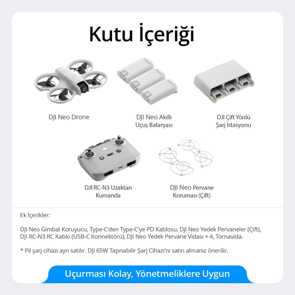 DJI NEO FLY MORE COMBO  Karacasulu Garantili - 8