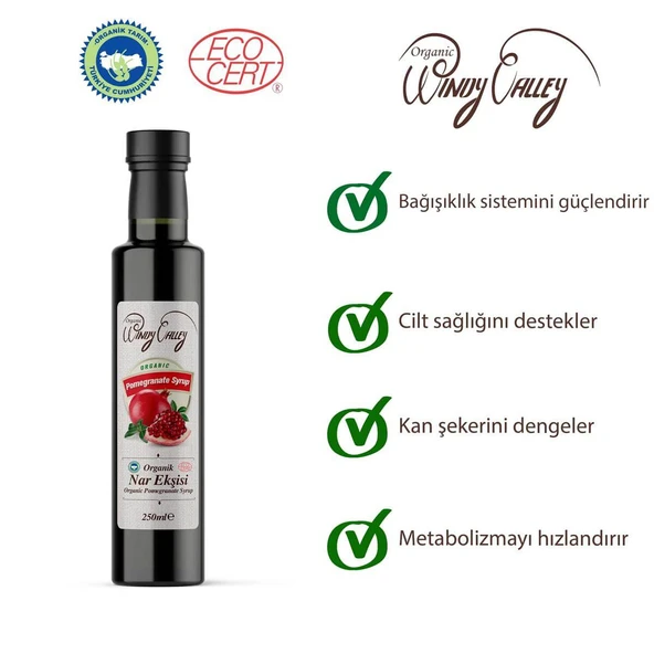 Organik Nar Ekşisi  Yoğun kıvamlı  (350 gr) - 2