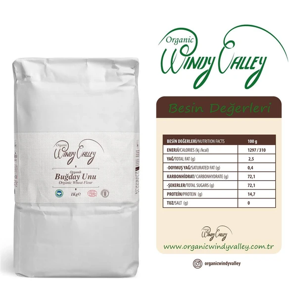 Organik Buğday Unu (1 kg) - 3