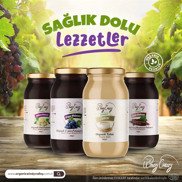 Organik Pekmez Seti (3'lü Set) - Üzüm, Dut, Keçi Boynuzu Pekmezi - 2