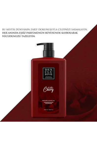DEXCLUSIVE Duş Jeli Hidden Cherry 1000 ml - 4