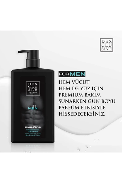 DEXCLUSIVE Duş Jeli For Men 1000 ml - 3