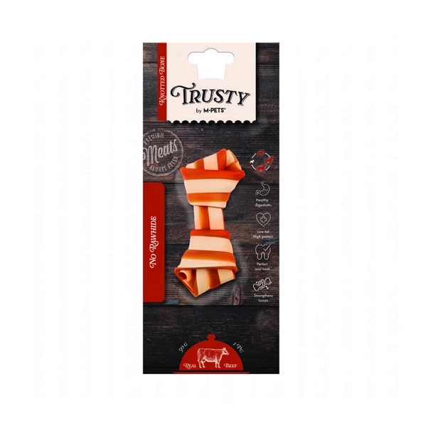 M-Pets Trusty Tatlı Patatesli Bifteklİ Düğüm Kemik 50 Gr 12,7 Cm