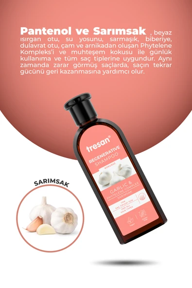 Sarımsak Onarıcı Bakım Şampuanı 300 ml K.ağacı Özlü Saç Toniği 125 Ml. - 3