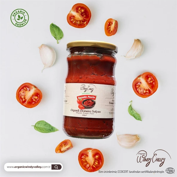 Organik Domates Salçası (650 gr) İlave tuz içermez - 11