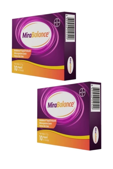 Mirabalance Probiyotik 10 Kapsül x 2 Adet