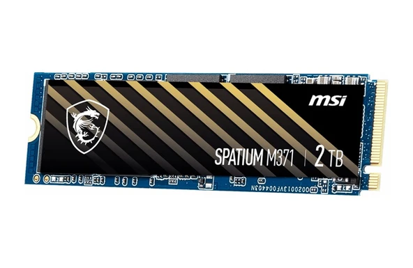 MSI Spatium M371 500 GB PCIe Gen3x4 NVMe M.2 SSD - 3
