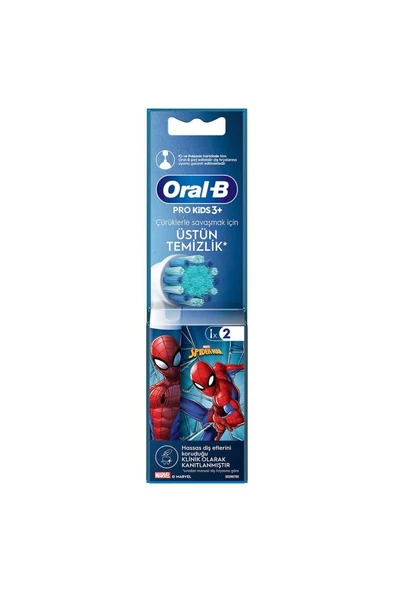 Oral-B Şarjlı Diş Fırçası Yedek Başlığı Spiderman 2 adet ürün - 3