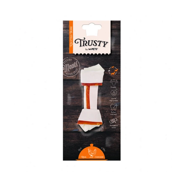 M-Pets Trusty Chicken Tavuklu Düğüm Kemik 45 Gr 12,7 Cm - 1