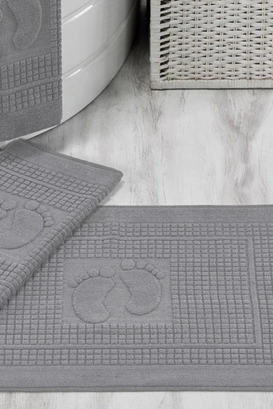 3 Lü Banyo Ayak Havlusu %100 Pamuklu 50x70 cm Nice - 5