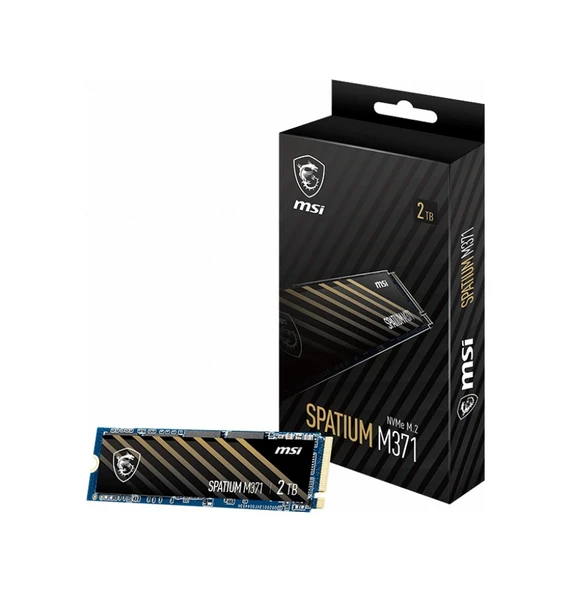 MSI Spatium M371 500 GB PCIe Gen3x4 NVMe M.2 SSD