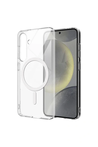 Samsung S24 Kılıf Kamera Korumalı Magsafe Sert PC Kapak - Resim 5