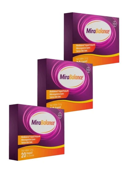 Mirabalance Probiyotik 20 Kapsül x 3 Adet