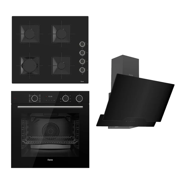 Ferre Steamart Ss Serisi Siyah Set (ss205 + Xe64cs +d063 )
