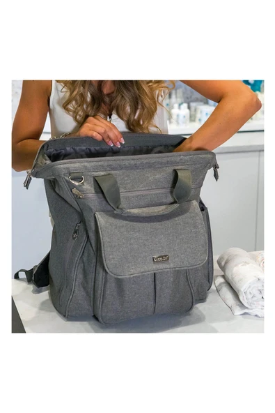 Bblüv Metrö Anne Sırt Çantası Gri - 6
