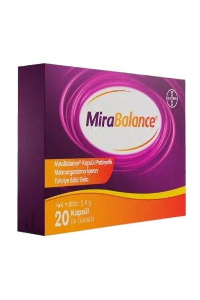Mirabalance Probiyotik 20 Kapsül x 3 Adet - 3