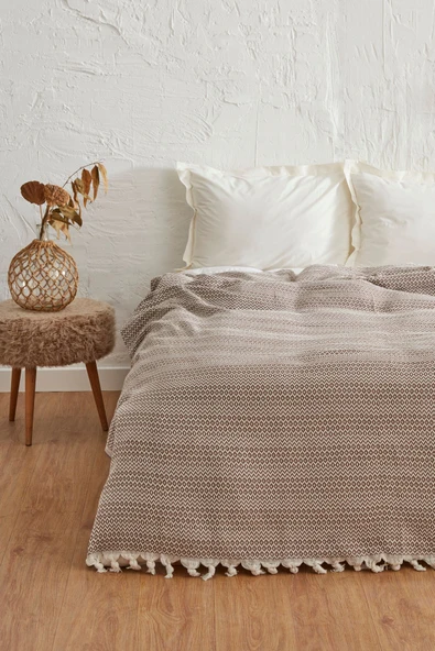 Karaca Home Levi Sütlü Kahve Çift Kişilik Pike 200 x 230