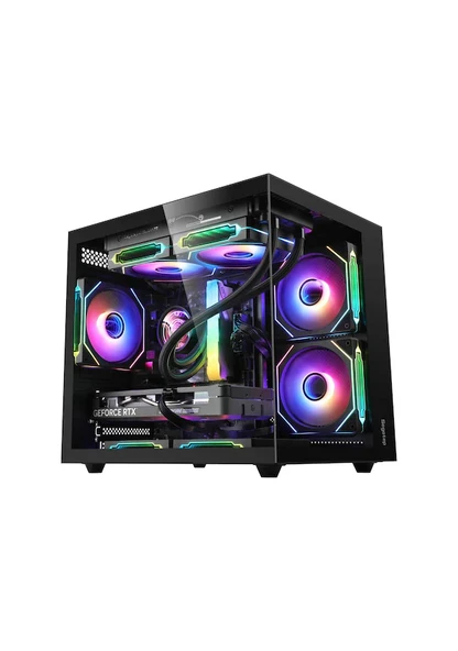 Segotep Brave W1 750W 80+ Bronze Midi Tower Bilgisayar Kasası Siyah