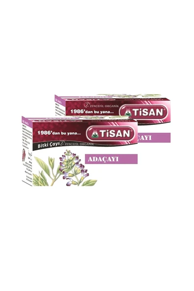 2 Kutu Adaçayı Bitki Çayı Sallama Ada Çayı 20 Süzen Poşet X 2 Çay - 2