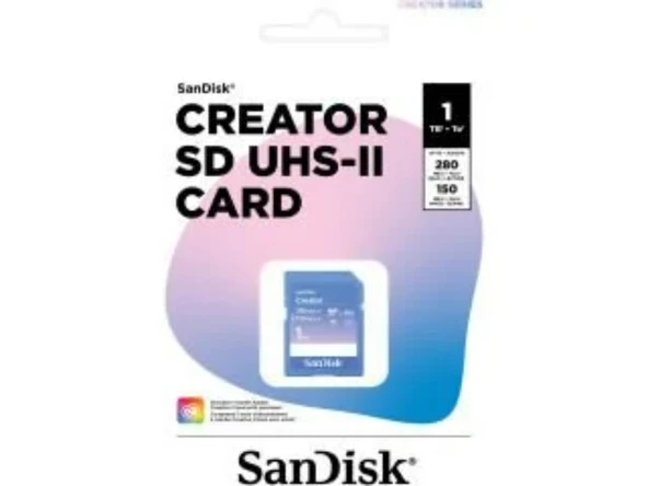 SanDisk Creator 1TB SDSDXEP-1T00-GNCIS 280MB/s UHS-II SDXC 6K-4K UHD V60 Hafıza Kartı - 3