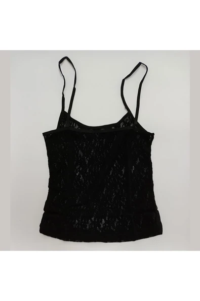 Ince Ip Askılı Dantelli Bralet