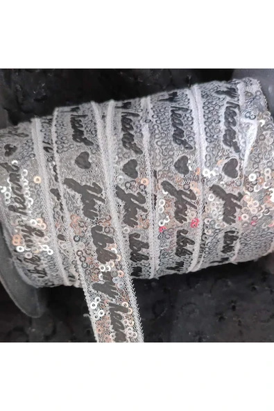 Pullu  Dekoratif  Şerit 1 Metresinin Fiyatıdır - 3