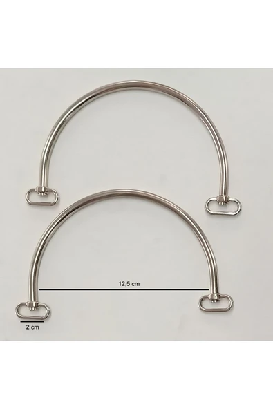 Çelik Nikel Kaplı Çanta Sapı. Çiftinin Fiyatıdır. ürün görseli