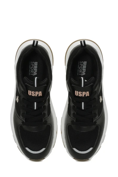 U.S. Polo Assn Sorley 5FX Siyah Kadın Sneaker Ayakkabı - 4