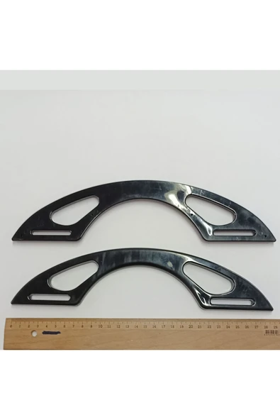 Siyah Plastik  Çanta Sapı Çiftinin Fiyatıdır - Resim 2