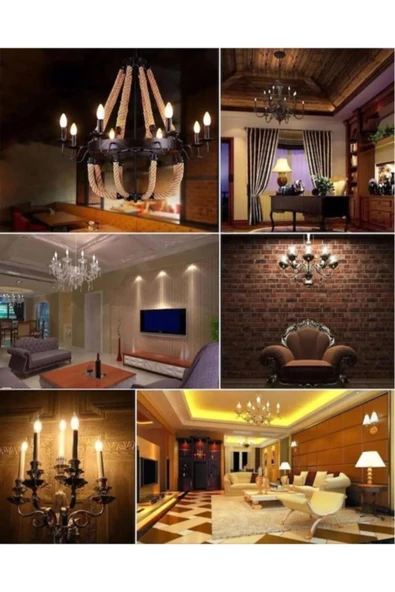 Osram Led Flament 4.8W 2700K 470lm E14 Duy Sarı Işık Dim Edilebilir Ampul - 6