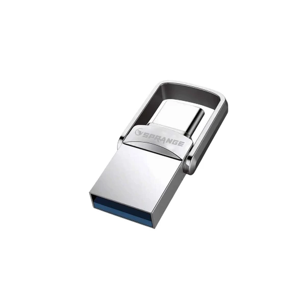 Sprange SOTGT64 TYPE-C & USB 3.2 64GB Mini Metal Otg Flash Bellek