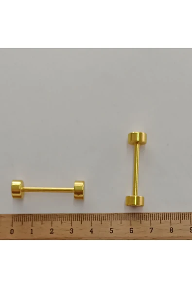 10 Adet Gold Halter 4 Cm